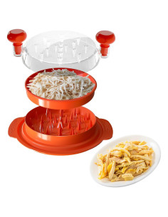 Desmenuzadora de Pollo LSUDFHE Naranja, Apta para Lavavajillas