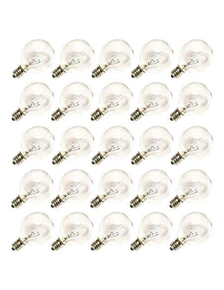 Bombillas Globo G40 Sunsgne 5W E12 C7 25 Unidades Bombillas Globo G40 Sunsgne 5W E12 C7 25 Unidades