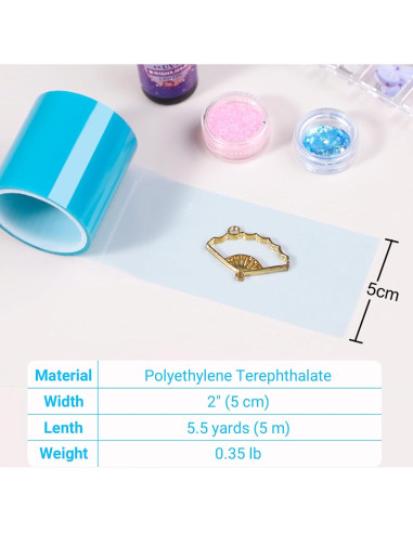 Cinta de Resina Gartful 4 Rollos 19.81m para Joyería