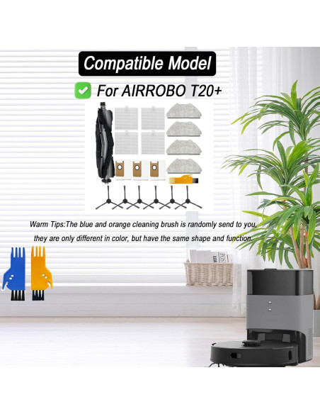 Kit de Accesorios para Aspiradora Robot AIRROBO T20+ Kit de Accesorios para Aspiradora Robot AIRROBO T20+