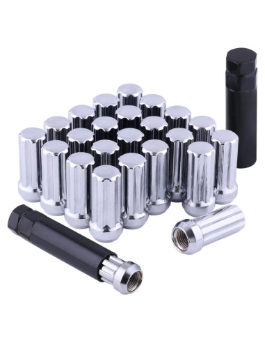 Juego de 24 Tuercas de Rueda M14x1.5 ChnewAuto con Llaves