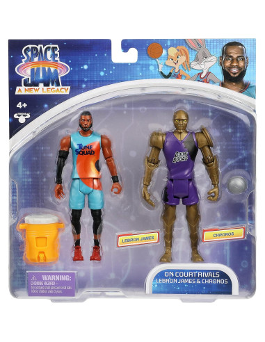 Figuras de Acción Moose Toys Space Jam - LeBron y Chronos