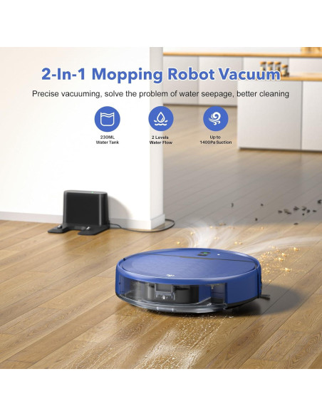Robot Aspirador iMartine BR151 2 en 1, Control App, 100 min Robot Aspirador iMartine BR151 2 en 1, Control App, 100 min