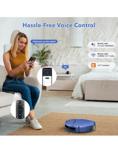Robot Aspirador iMartine BR151 2 en 1, Control App, 100 min