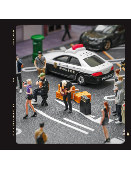Figura Miniatura Kivcmds Bajista 1:64 Detalles Realistas Figura Miniatura Kivcmds Bajista 1:64 Detalles Realistas