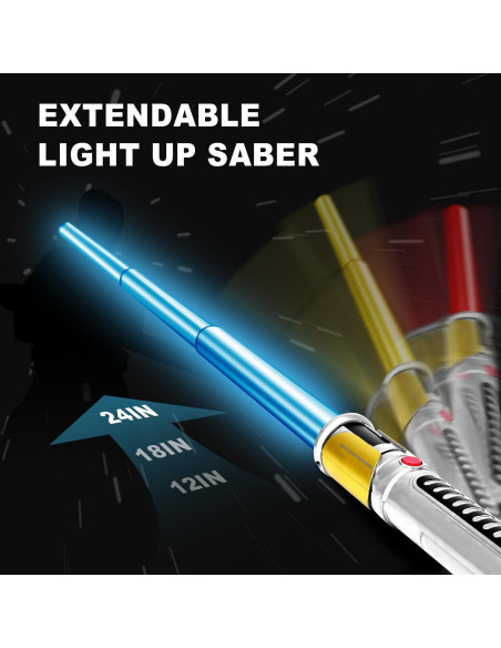 Sable Iluminado AuntyFey Extensible LED 78.74 cm 7 Colores Sable Iluminado AuntyFey Extensible LED 78.74 cm 7 Colores