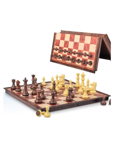 Juego de Ajedrez Magnético Plegable 20.32 cm Shantou