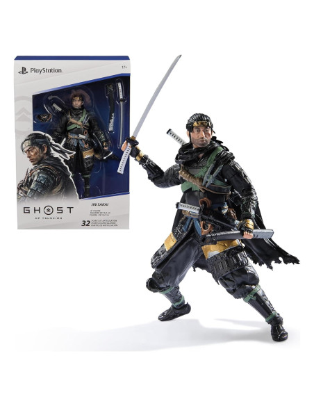 Figura de Acción Samurai Jin Sakai 15,24 cm PlayStation Figura de Acción Samurai Jin Sakai 15,24 cm PlayStation
