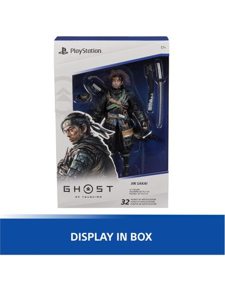Figura de Acción Samurai Jin Sakai 15,24 cm PlayStation Figura de Acción Samurai Jin Sakai 15,24 cm PlayStation