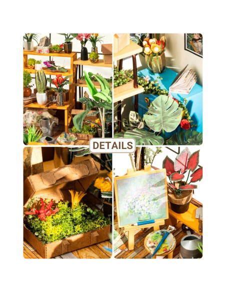 Rolife Casa de Muñecas Miniatura DIY con LED y Muebles Rolife Casa de Muñecas Miniatura DIY con LED y Muebles