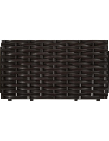 Cama de Jardín Elevada Outsunny 40x40 cm Marrón Autorriego Cama de Jardín Elevada Outsunny 40x40 cm Marrón Autorriego