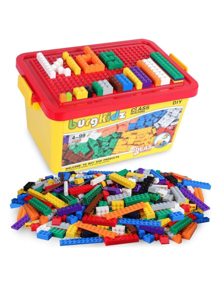 Ladrillos de Construcción Burgkidz 568 Piezas Juguete Educativo Ladrillos de Construcción Burgkidz 568 Piezas Juguete Educativo