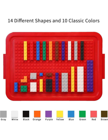 Ladrillos de Construcción Burgkidz 568 Piezas Juguete Educativo