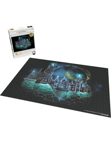 Rompecabezas 1000 Piezas Harry Potter Hogwarts Brilla en la Oscuridad