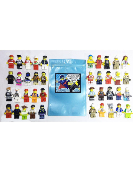Paquete de 10 Figuras LEGO Auténticas Aleatorias - Juguete Educativo Paquete de 10 Figuras LEGO Auténticas Aleatorias - Juguete Educativo