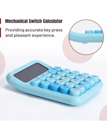 Calculadora Mr. Pen 12 Dígitos Azul con Botones Grandes Calculadora Mr. Pen 12 Dígitos Azul con Botones Grandes