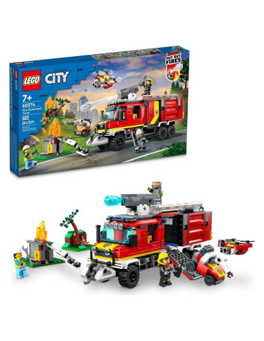 LEGO City Camión de Comando de Bomberos 60374 - 502 Piezas