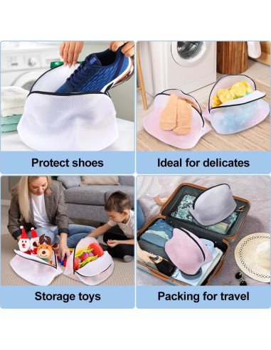 Bolsa de Lavado de Zapatos Vivifying - Juego de 2 Piezas 40x24x24cm