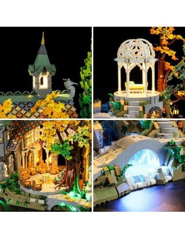 Kit de Iluminación LED LIGHTAILING para Lego 10316 Rivendel