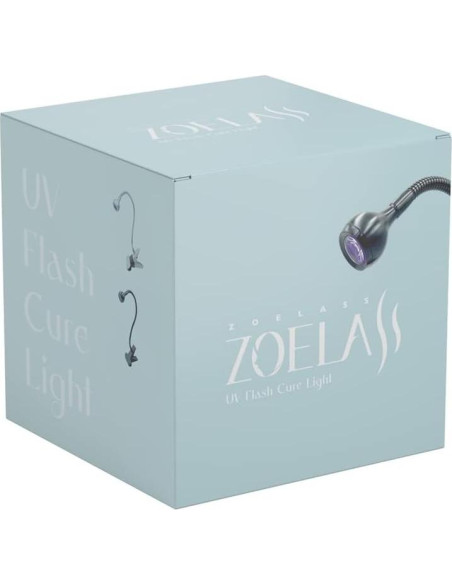 Lámpara UV LED ZOELASS 395nm con cuello de ganso y abrazadera Lámpara UV LED ZOELASS 395nm con cuello de ganso y abrazadera