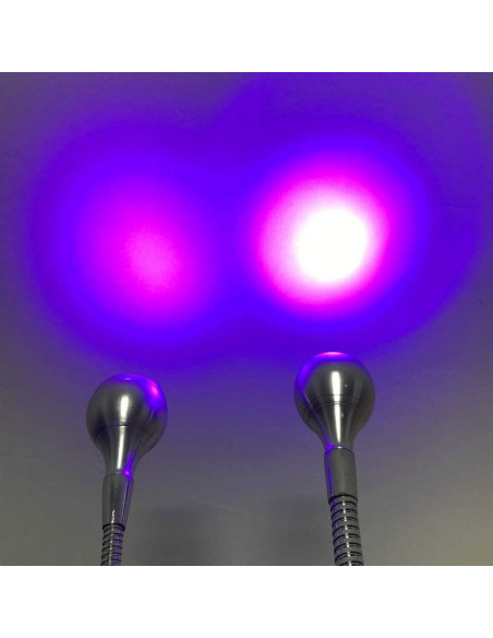 Lámpara UV LED ZOELASS 395nm con cuello de ganso y abrazadera Lámpara UV LED ZOELASS 395nm con cuello de ganso y abrazadera