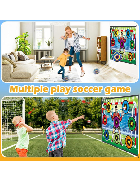 Set de Fútbol RedCrab para Niños con 2 Balones y Objetivo Set de Fútbol RedCrab para Niños con 2 Balones y Objetivo