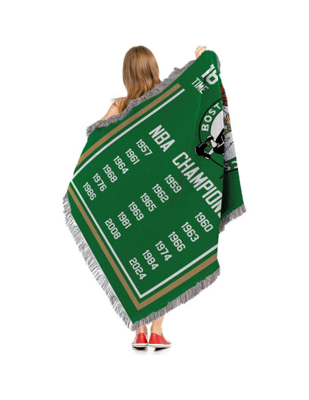 Manta Tejida Boston Celtics 2024 Northwest 121x152 cm Manta Tejida Boston Celtics 2024 Northwest 121x152 cm