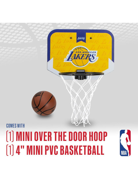 Aro de Baloncesto Mini Franklin Sports NBA Lakers Interior Aro de Baloncesto Mini Franklin Sports NBA Lakers Interior
