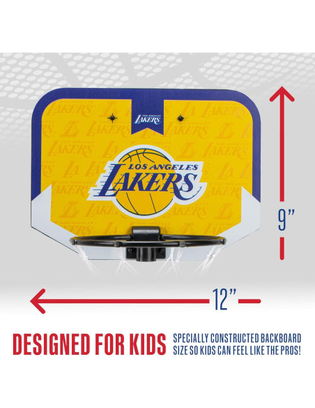 Aro de Baloncesto Mini Franklin Sports NBA Lakers Interior Aro de Baloncesto Mini Franklin Sports NBA Lakers Interior