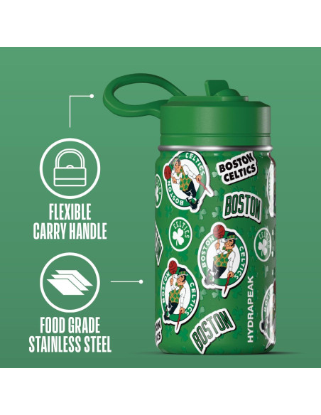 Botella de Agua Mini Hydrapeak Boston Celtics 414ml Aislada Botella de Agua Mini Hydrapeak Boston Celtics 414ml Aislada