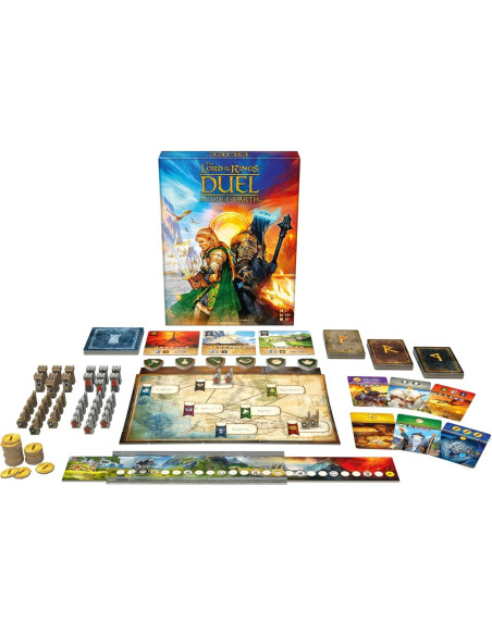 Juego de Mesa El Señor de los Anillos Asmodee Duelo 2 Jugadores Juego de Mesa El Señor de los Anillos Asmodee Duelo 2 Jugadores