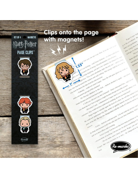 Clips Magnéticos Harry Potter Re-marks 8 Páginas Multicolor Clips Magnéticos Harry Potter Re-marks 8 Páginas Multicolor