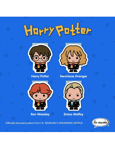 Clips Magnéticos Harry Potter Re-marks 8 Páginas Multicolor