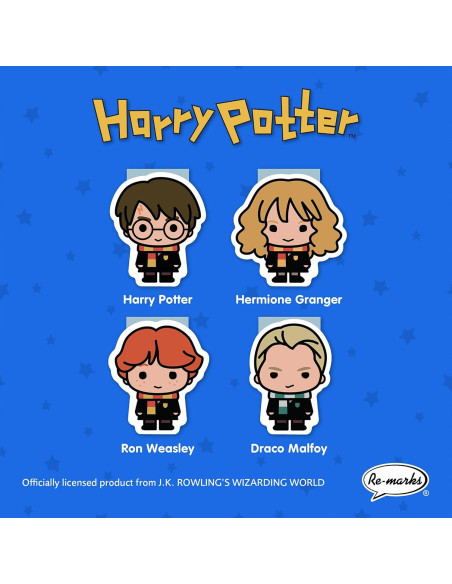 Clips Magnéticos Harry Potter Re-marks 8 Páginas Multicolor Clips Magnéticos Harry Potter Re-marks 8 Páginas Multicolor