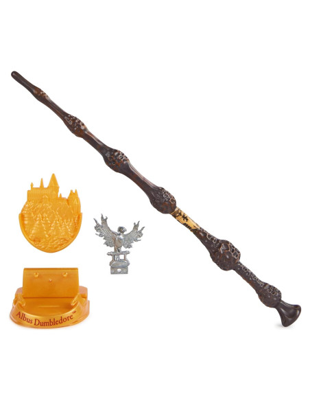 Varita Mágica Coleccionista Dumbledore 30,48 cm con Soporte Varita Mágica Coleccionista Dumbledore 30,48 cm con Soporte