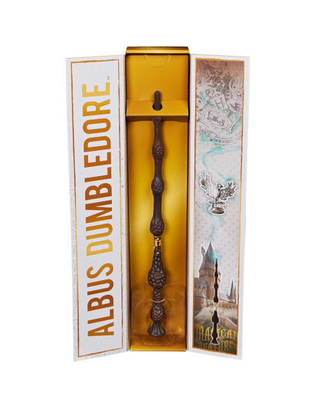 Varita Mágica Coleccionista Dumbledore 30,48 cm con Soporte Varita Mágica Coleccionista Dumbledore 30,48 cm con Soporte