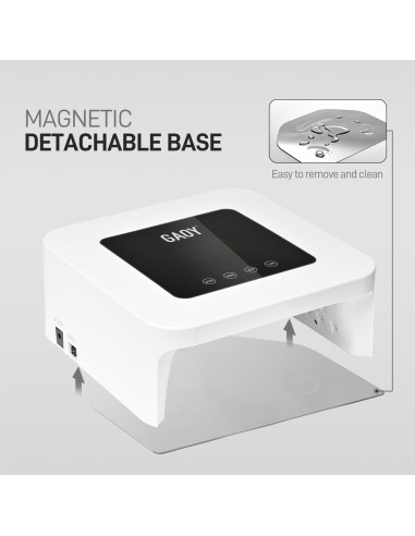 Lámpara UV LED Inalámbrica GAOY para Uñas de Gel, 7800mAh