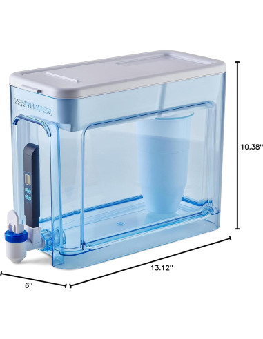 Dispensador de agua ZeroWater 32 tazas 5 etapas TDS 0