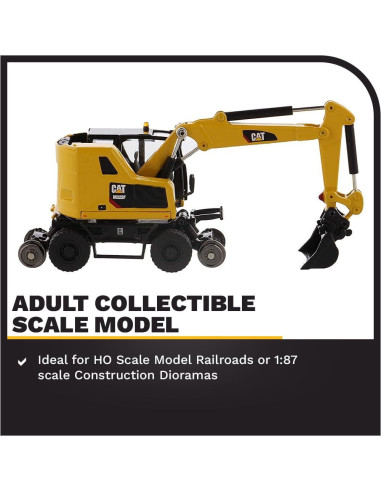 Excavadora sobre Ruedas Caterpillar M323F 1:87 con Herramientas