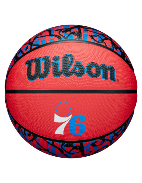 Balón de Baloncesto Wilson NBA Graffiti Tamaño 7 74.93 cm Balón de Baloncesto Wilson NBA Graffiti Tamaño 7 74.93 cm