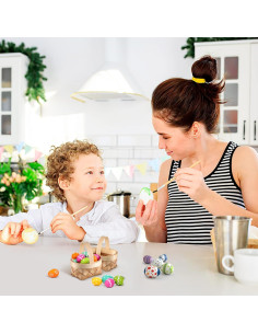 Mini Cestas de Madera Yardwe 12 Piezas 6x5 cm Decoración 2