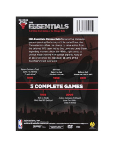 Colección DVD Chicago Bulls 5 Juegos Esenciales 2