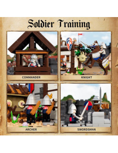 Conjunto Medieval de Entrenamiento FUNWHOLE 964 Piezas 2