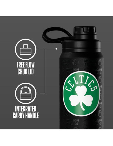Botella de Agua Hydrapeak 26 oz Boston Celtics Acero Inoxidable