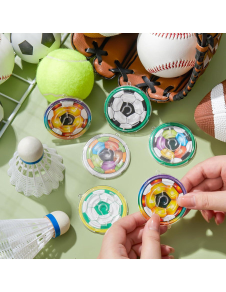48 Piezas Mini Rompecabezas Laberinto Fútbol Gemscream 48 Piezas Mini Rompecabezas Laberinto Fútbol Gemscream