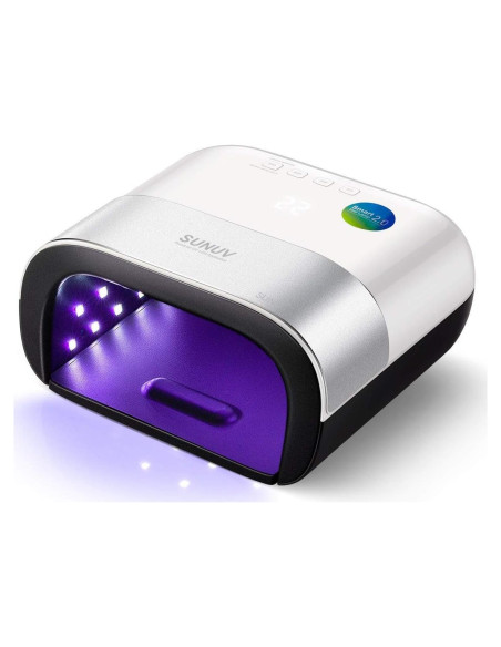 Lámpara UV LED SUNUV SUN3 para Uñas de Gel, 39 Perlas, 4 Temporizadores Lámpara UV LED SUNUV SUN3 para Uñas de Gel, 39 Perlas, 4 Temporizadores
