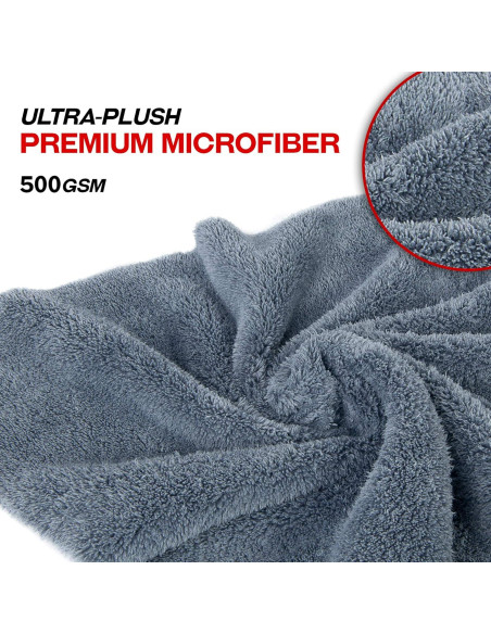 Toallas de Microfibra Detailer's Preference 500GSM 40x40 cm - Paquete de 6 Toallas de Microfibra Detailer's Preference 500GSM 40x40 cm - Paquete de 6