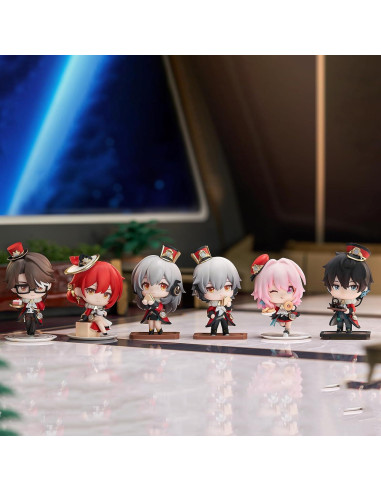 Figura Chibi Honkai Star Rail BAHOMU Trailblazer Masculino 8cm