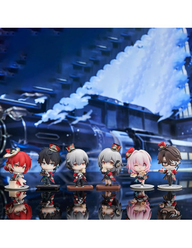 Figura Chibi Honkai Star Rail BAHOMU Trailblazer Masculino 8cm