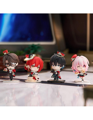 Figura Chibi Honkai Star Rail BAHOMU Trailblazer Masculino 8cm